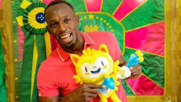 Jen jamajský sprintérský zázrak Usain Bolt se s olympijským maskotem zvěčnil. Jen jamajský sprintérský zázrak Usain Bolt se s olympijským maskotem zvěčnil.