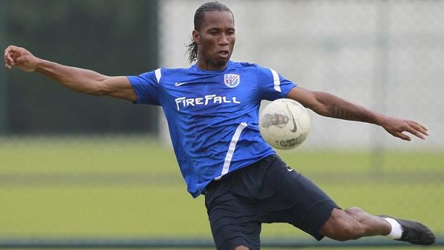 Didier Drogba v novém dresu Didier Drogba v novém dresu