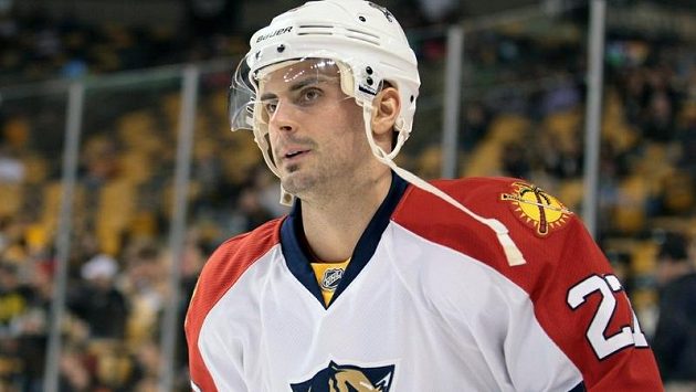 Útočník Michal Řepík, nová posila Lva Praha, ještě během působení v NHL v celku Floridy Útočník Michal Řepík, nová posila Lva Praha, ještě během působení v NHL v celku Floridy