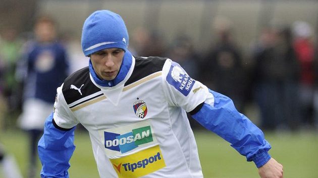 Petr Berger v dresu Plzně Petr Berger v dresu Plzně