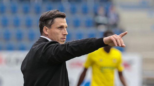 Jan Jelínek, kouč zlínských fotbalistů. Jan Jelínek, kouč zlínských fotbalistů.