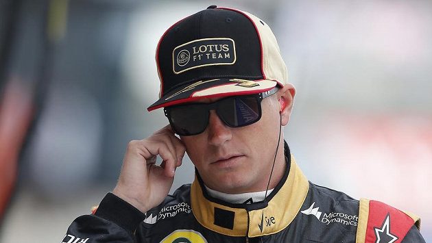 Pilot stáje Lotus Kimi Räikkönen.