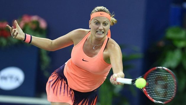 Petra Kvitová na turnaji Elite Trophy v Ču-chaji. Petra Kvitová na turnaji Elite Trophy v Ču-chaji.