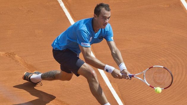 Lukáš Rosol při nedávném turnaji v Monte Carlu. Lukáš Rosol při nedávném turnaji v Monte Carlu.