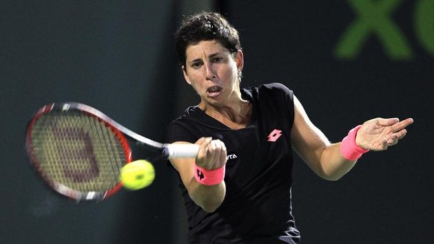 Španělská tenistka Carla Suárezová si na turnaji v Miami zahraje finále. Španělská tenistka Carla Suárezová si na turnaji v Miami zahraje finále.