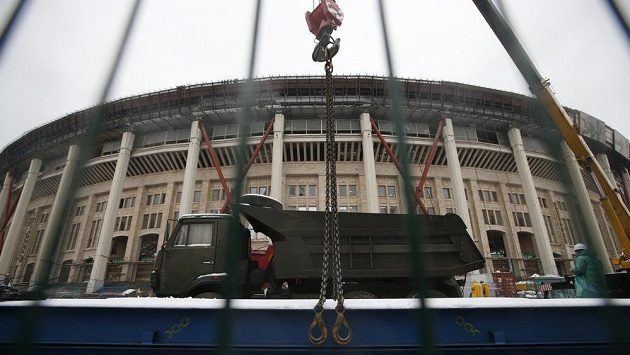 Moskevský stadión Lužniki momentálně prochází plánovanou rekonstrukcí. Moskevský stadión Lužniki momentálně prochází plánovanou rekonstrukcí.