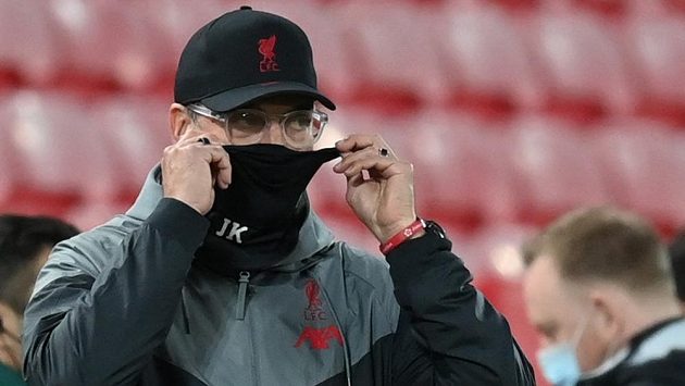 Manažer Liverpoolu Jürgen Klopp před utkáním. Manažer Liverpoolu Jürgen Klopp před utkáním.