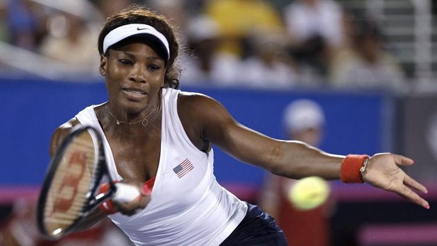 Americká tenistka a stávající jednička žebříčku WTA Serena Williamsová. Americká tenistka a stávající jednička žebříčku WTA Serena Williamsová.