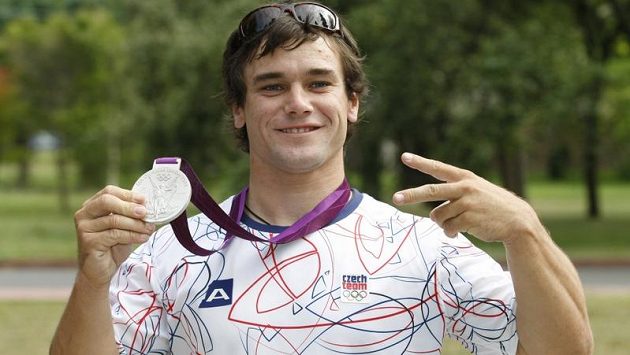 Vavřinec Hradilek s olympijským stříbrem. Vavřinec Hradilek s olympijským stříbrem.