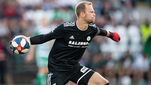Brankář Bohemians Roman Valeš během utkání 4. kola Fortuna ligy s Plzní. Brankář Bohemians Roman Valeš během utkání 4. kola Fortuna ligy s Plzní.