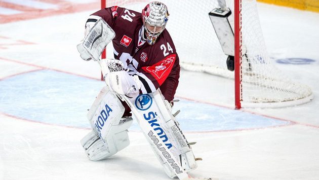 Brankář Sparty Praha Tomáš Pöpperle. Brankář Sparty Praha Tomáš Pöpperle.