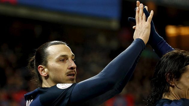 Zlatan Ibrahimovic slaví vstřelený gól. Trefí se i proti Chelsea? Zlatan Ibrahimovic slaví vstřelený gól. Trefí se i proti Chelsea?