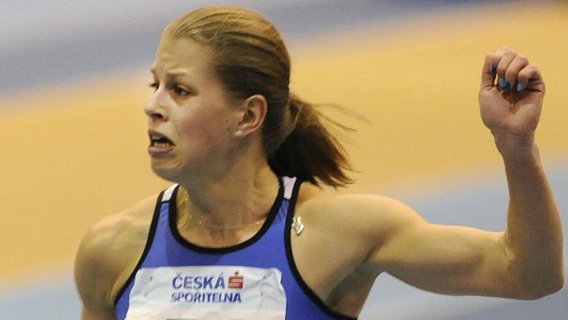 Sprinterka Kateřina Čechová se raduje z přepsání národního rekordu. Svoji formu dokázala i na HME. Sprinterka Kateřina Čechová se raduje z přepsání národního rekordu. Svoji formu dokázala i na HME.