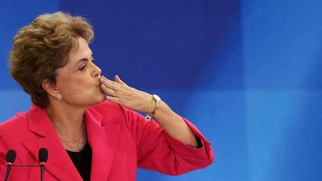 Brazilská prezidentka Dilma Rousseffová. Brazilská prezidentka Dilma Rousseffová.