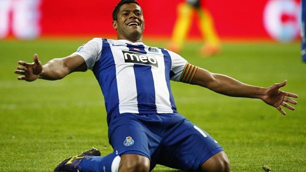 Radost ostrostřelce Hulka v barvách FC Porto Radost ostrostřelce Hulka v barvách FC Porto