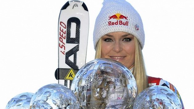 Fenomenální sjezdařka Lindsey Vonnová. Fenomenální sjezdařka Lindsey Vonnová.