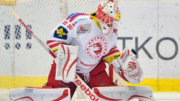 Třinecký brankář Šimon Hrubec si v utkání proti Vítkovicím připsal pátou nulu v sezóně. Třinecký brankář Šimon Hrubec si v utkání proti Vítkovicím připsal pátou nulu v sezóně.