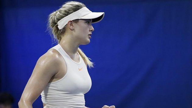 Eugenie Bouchardová na US Open. Eugenie Bouchardová na US Open.