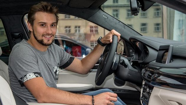 Gólman Detroitu Petr Mrázek. Gólman Detroitu Petr Mrázek.