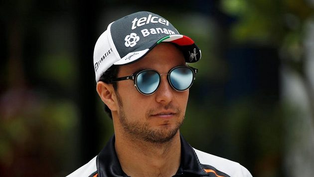 Sergio Pérez při GP Malajsie. Sergio Pérez při GP Malajsie.