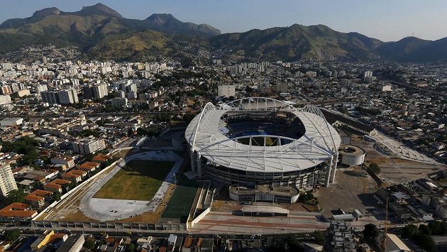 Letecký pohled na Olympijský stadión v Riu de Janeiro, kde 5. srpna začnou letní olympijské hry. Letecký pohled na Olympijský stadión v Riu de Janeiro, kde 5. srpna začnou letní olympijské hry.