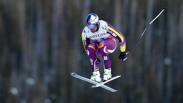 Norský lyžař Aksel Lund Svindal Norský lyžař Aksel Lund Svindal