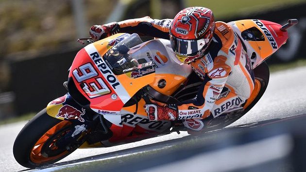 Vítěz kvalifikace v kategorii MotoGP Marc Márquez ze Španělska. Vítěz kvalifikace v kategorii MotoGP Marc Márquez ze Španělska.