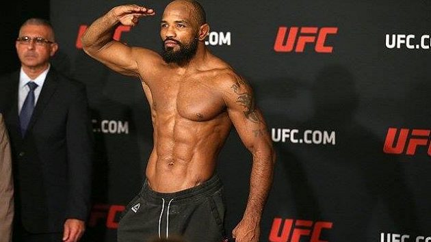 Yoel Romero před zápasem na galavečeru UFC. Yoel Romero před zápasem na galavečeru UFC.
