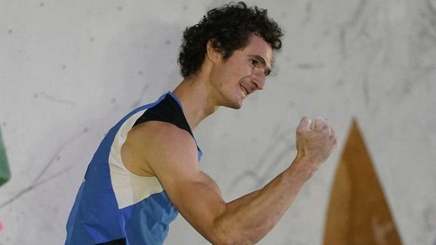 Český lezec Adam Ondra na archivním snímku Český lezec Adam Ondra na archivním snímku