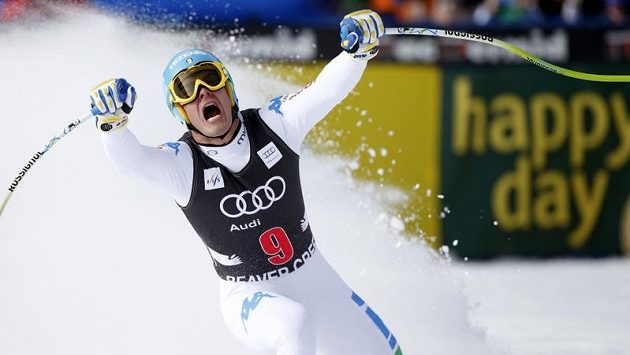 Italský lyžař Christof Innerhofer se raduje z triumfu v Beaver Creeku. Italský lyžař Christof Innerhofer se raduje z triumfu v Beaver Creeku.
