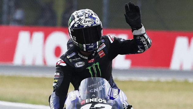 Španělský motocyklista Maverick Viňales Španělský motocyklista Maverick Viňales