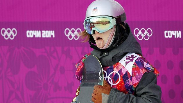 Česká snowboardistka Šárka Pančochová v cíli po výborné semifinálové jízdě ve slopestylu. Česká snowboardistka Šárka Pančochová v cíli po výborné semifinálové jízdě ve slopestylu.