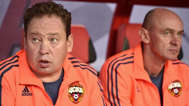 Trenér CSKA Moskva Leonid Sluckij Trenér CSKA Moskva Leonid Sluckij