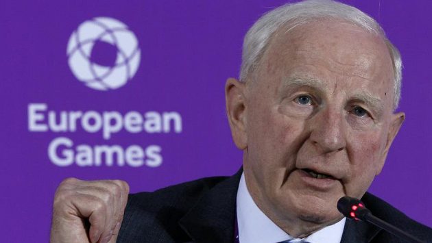 Šéf Evropského olympijského výboru Patrick Hickey. Šéf Evropského olympijského výboru Patrick Hickey.