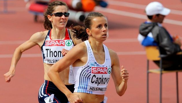 Tereza Čapková při nakonec bronzovém mistrovství Evropy v Helsinkách. Tereza Čapková při nakonec bronzovém mistrovství Evropy v Helsinkách.