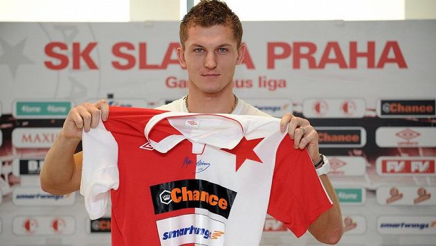 Tomáš Necid, staronová akvizice Slavie Praha. Tomáš Necid, staronová akvizice Slavie Praha.