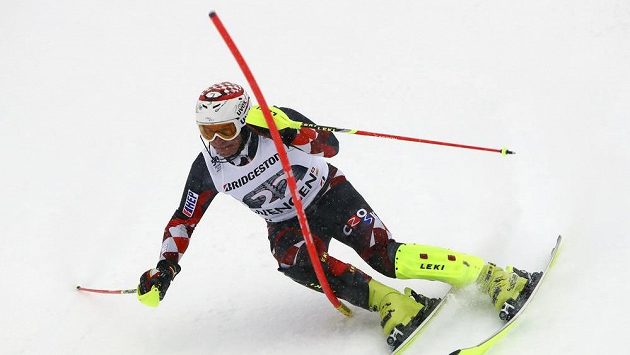Chorvatský lyžař Ivica Kostelič během slalomu kombinačního závodu ve švýcarském Wengenu. Chorvatský lyžař Ivica Kostelič během slalomu kombinačního závodu ve švýcarském Wengenu.