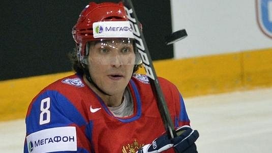 Ruská hokejová hvězda Alexandr Ovečkin. Ruská hokejová hvězda Alexandr Ovečkin.