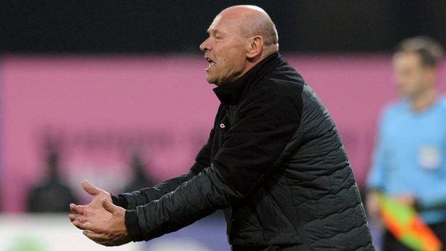 Trenér Slavie Praha Miroslav Koubek. Trenér Slavie Praha Miroslav Koubek.