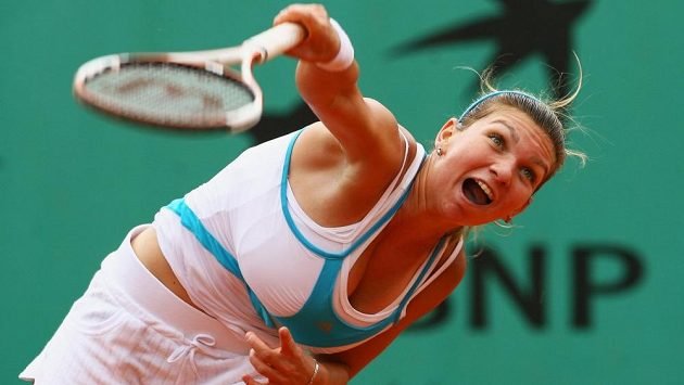 Rumunská tenistka Simona Halepová ještě před chirurgickým zákrokem. Rumunská tenistka Simona Halepová ještě před chirurgickým zákrokem.