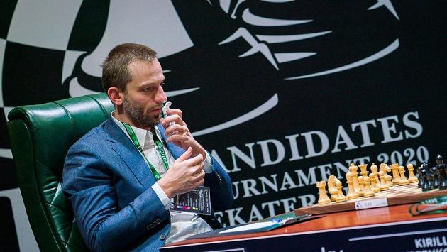 Ruský reprezentant Alexandr Griščuk na Turnaji kandidátů v Jekatěrinburgu. Ruský reprezentant Alexandr Griščuk na Turnaji kandidátů v Jekatěrinburgu.