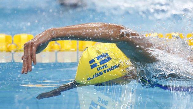 Švédská plavkyně Sarah Sjöströmová. Švédská plavkyně Sarah Sjöströmová.