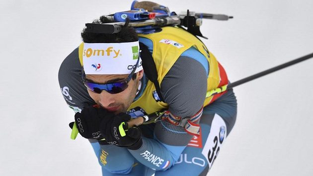 Francouzský biatlonista Martin Fourcade. Francouzský biatlonista Martin Fourcade.