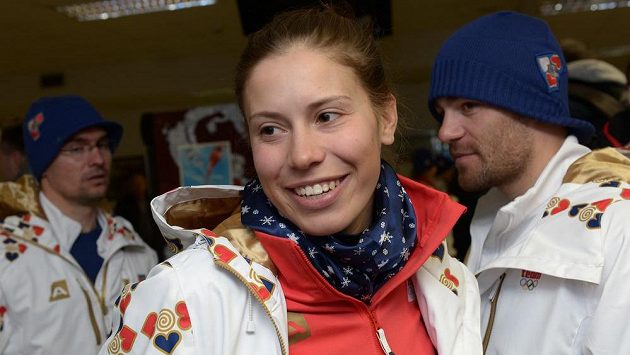 Snowboardistka Eva Samková. Snowboardistka Eva Samková.