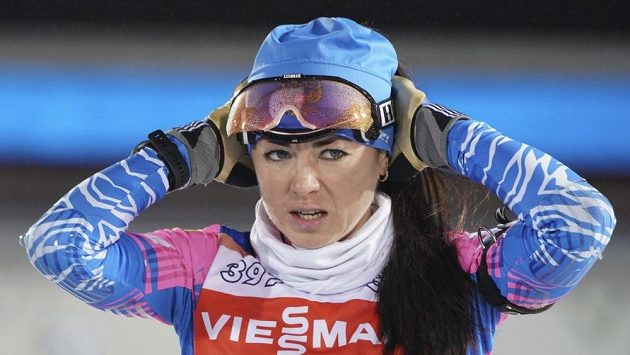 Larisa Kuklinová na snímku z prosince loňského roku v Östersundu. Larisa Kuklinová na snímku z prosince loňského roku v Östersundu.