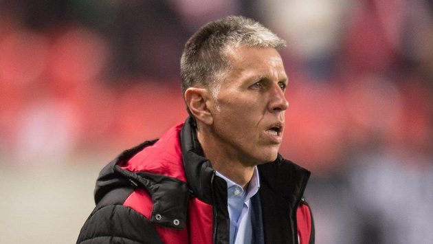 Trenér Slavie Praha Jaroslav Šilhavý. Trenér Slavie Praha Jaroslav Šilhavý.