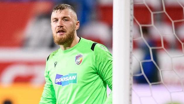 Brankář Viktorie Plzeň Jindřich Staněk. Brankář Viktorie Plzeň Jindřich Staněk.