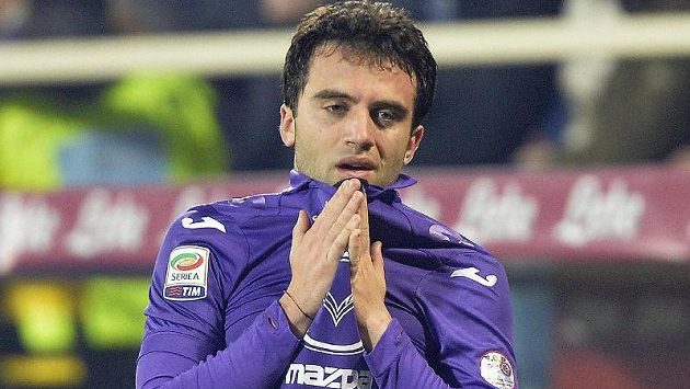Zraněný kanonýr Fiorentiny Giuseppe Rossi. Zraněný kanonýr Fiorentiny Giuseppe Rossi.