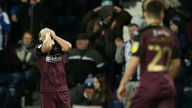 Zmar fotbalistů Swansea v utkání EFL Championship s West Bromwichem Albion. Zmar fotbalistů Swansea v utkání EFL Championship s West Bromwichem Albion.