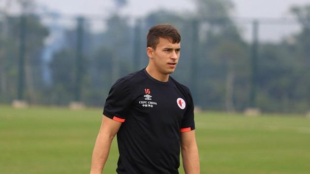 Nová posila Slavie Marko Alvir. Nová posila Slavie Marko Alvir.